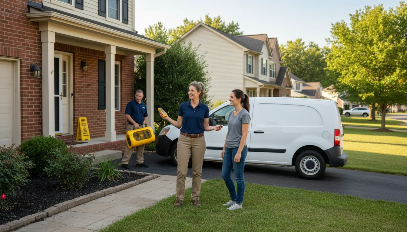 Water restoration image for Dehumidification And Cleanup Services in Herkimer, NY